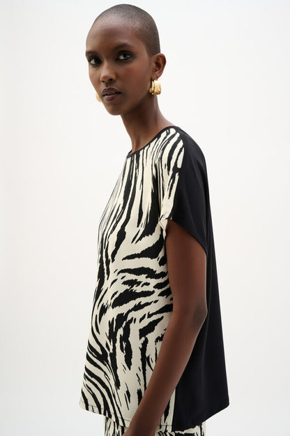 Joseph Ribkoff Animal Print Pullover, Style #262049