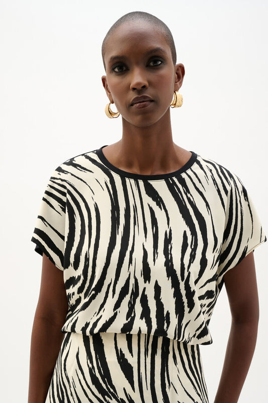 Joseph Ribkoff Animal Print Pullover, Style #262049