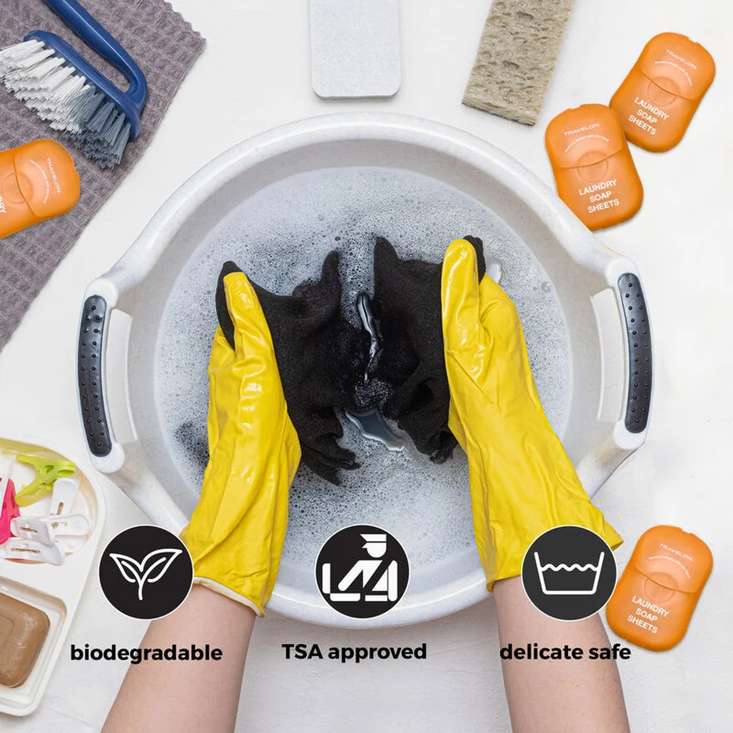 Travelon Laundry Soap Toiletry Sheets