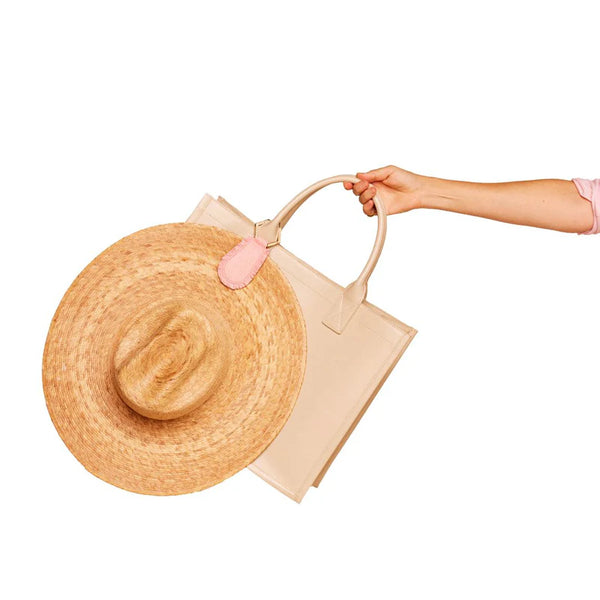 Lindsay Albanese THE FRAY Raffia Toptote Hat Clip