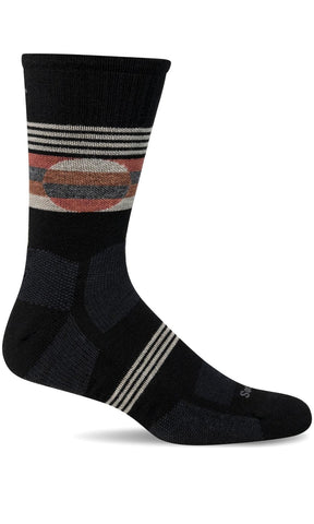 Sockwell Men's North Rim Crew | Moderate Graduated Compression Socks, Style #SW97M