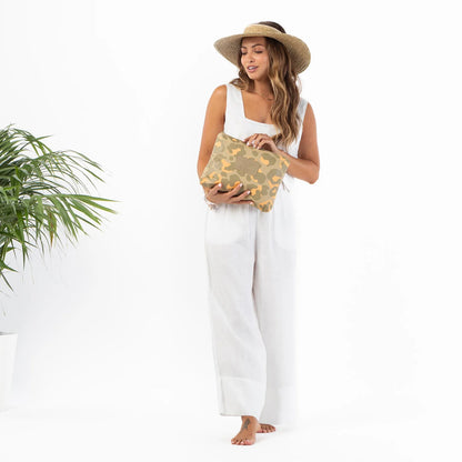 Aloha, Mid Pouch in Jaguar on Dune, Style #MIDCT009 Aloha