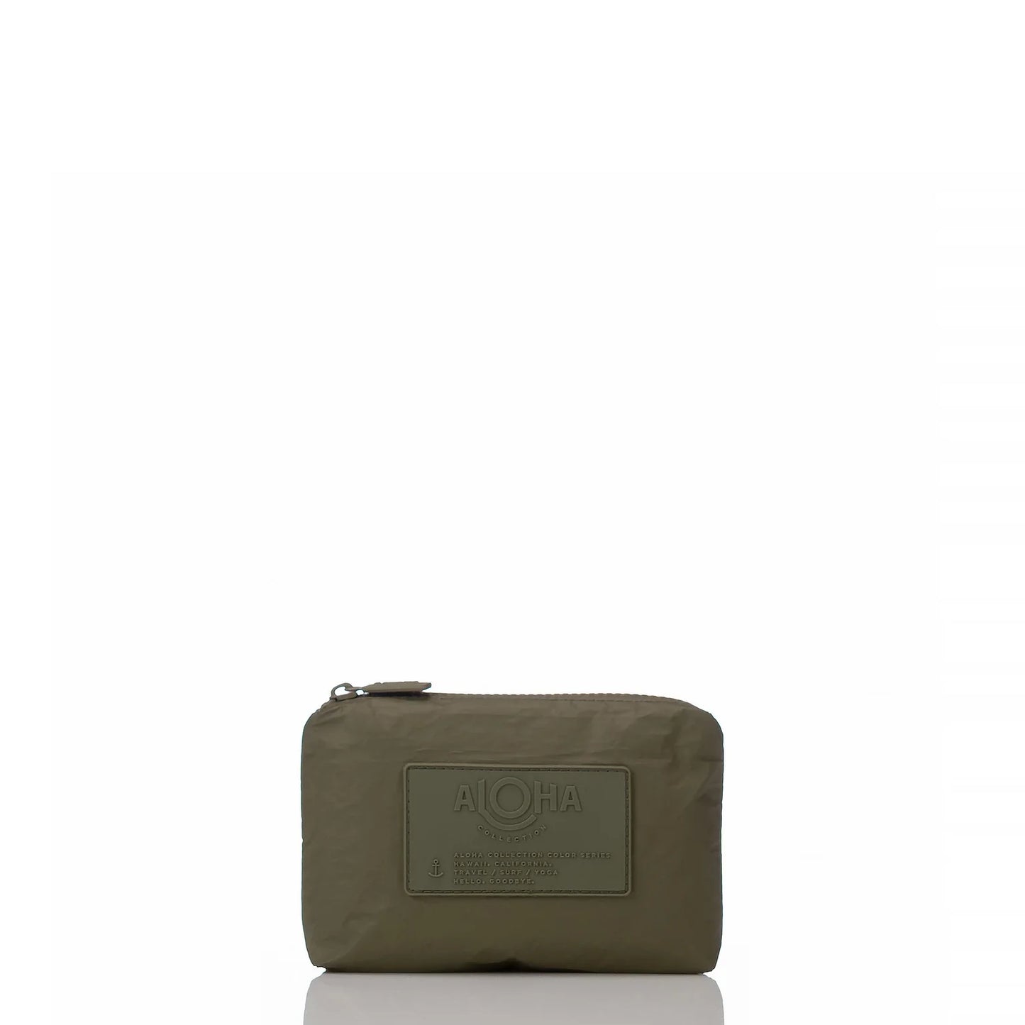 Aloha Mini Pouch in Monochrome Olive, Style #MNPCT200 Aloha