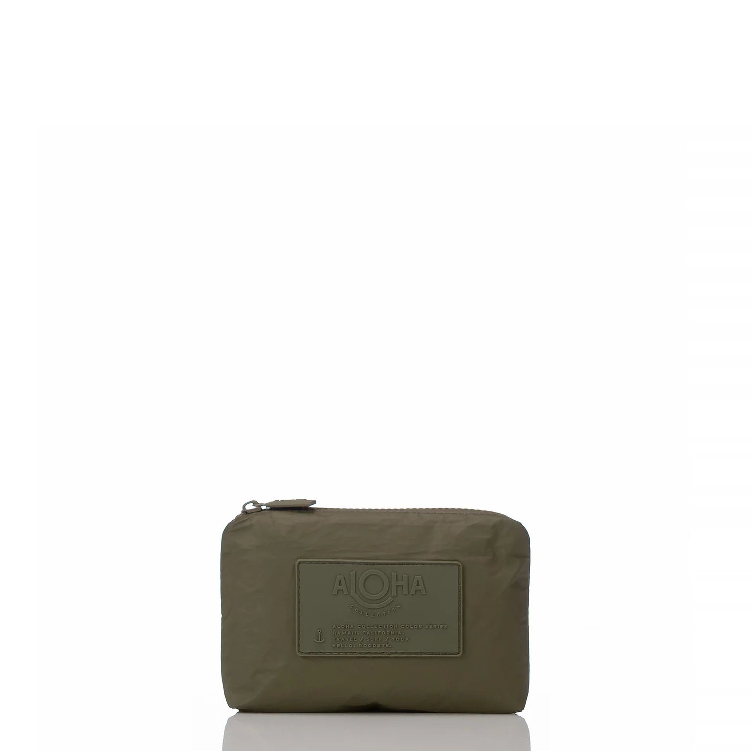 Aloha Mini Pouch in Monochrome Olive, Style #MNPCT200 Aloha