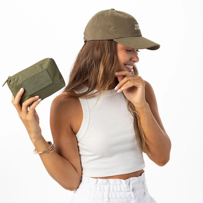 Aloha Mini Pouch in Monochrome Olive, Style #MNPCT200 Aloha
