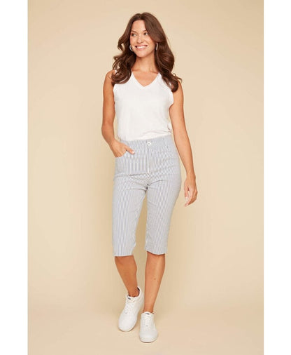 Renuar Collection Pinstriped Capris, Style #R8119