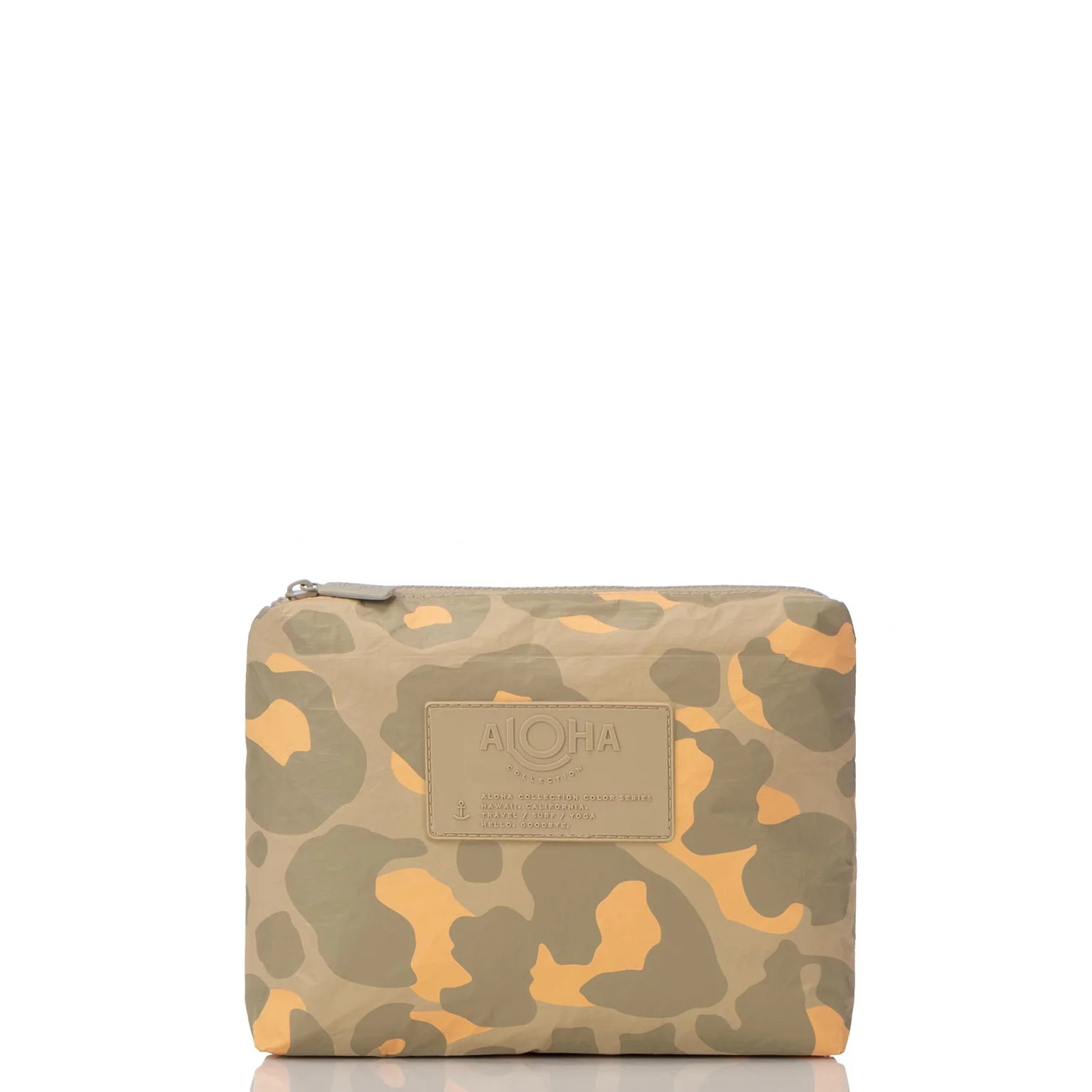 Aloha Small Pouch in Jaguar on Dune, Style #SMACT009 Aloha