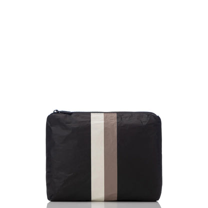 Aloha Small Pouch Le Voyageur in Caffe on Black, Style SMABT093 Aloha