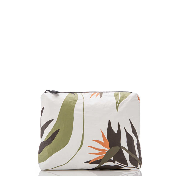 Aloha Painted Birds Small Pouch in Neutrals, Style #SMA17957