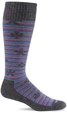 Sockwell Women's Featherweight Floral | Moderate Graduated Compression Socks SW153W SOCKWELL