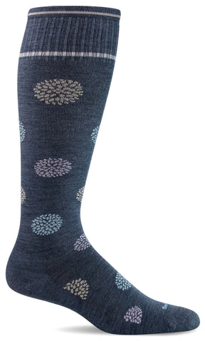 Sockwell Women's Full Bloom | Moderate Graduated Compression Socks | Wide Calf Fit, Style #SW130W