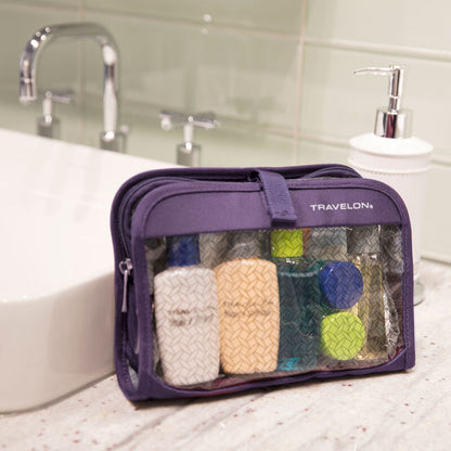 Travelon Wet/Dry 1 Quart Bag with Bottles and Jars Travelon