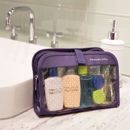 Travelon Wet/Dry 1 Quart Bag with Bottles and Jars Travelon