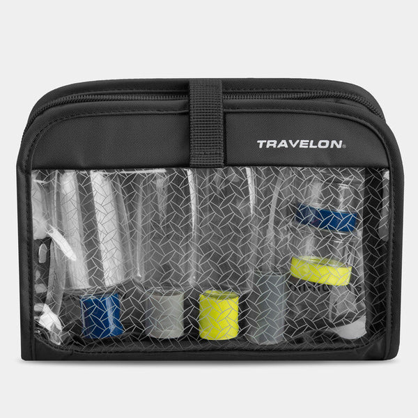 Travelon Wet/Dry 1 Quart Bag with Bottles and Jars