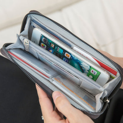 Travelon RFID Blocking Single Zip Wallet Travelon