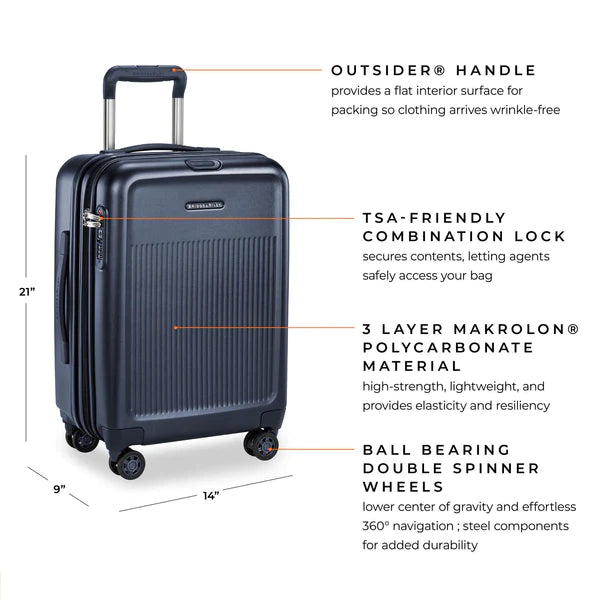 Briggs & Riley Sympatico International 21" Carry-On Expandable Spinner