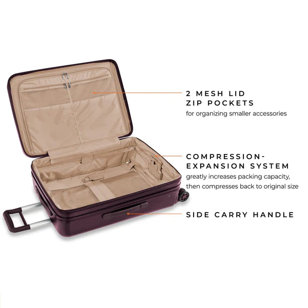 Briggs & Riley Sympatico Medium Hard Shell Expandable Spinner