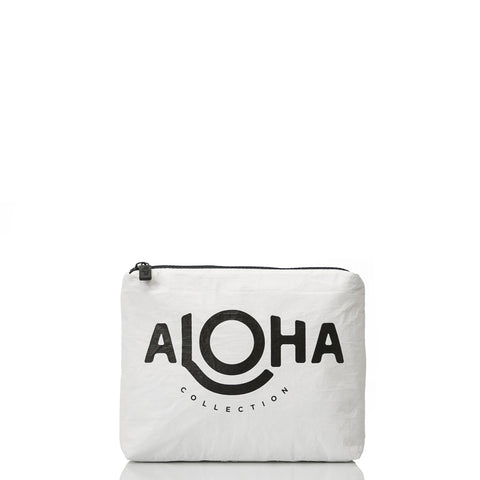 Aloha Small White Original ALOHA Pouch